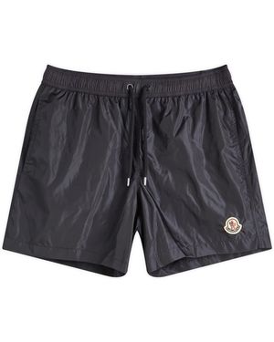 Moncler Logo Swim Shorts - Grey