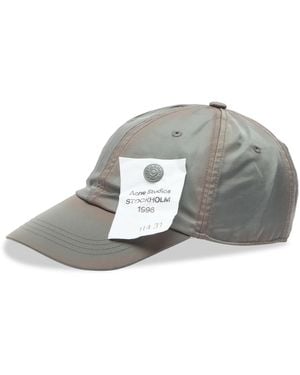 Acne Studios Cuddy Nylon Cap - Grey