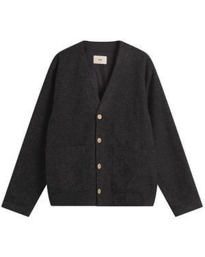 Folk Pocket Cardigan - Black