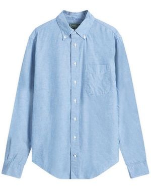 Gitman Vintage Button Down Chambray Shirt - Blue