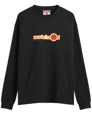 METALWOOD STUDIO Word Long Sleeve T-Shirt - Black
