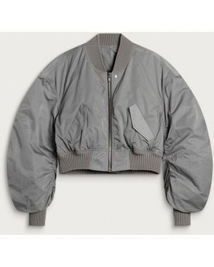 Rick Owens Padded Bomber Jacket - Grey