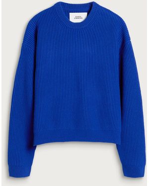 Daniel Simmons Merino Knit Sweater - Blue