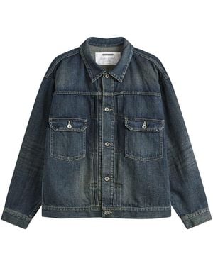 Neighborhood Washed Denim Type-2 Jacket - Blue