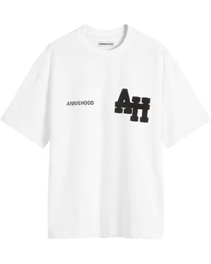 Annie Hood University T-Shirt - White