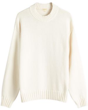 DONNI. Cotton Cashmere Sweater - White