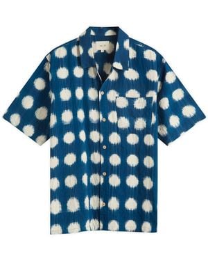 Folk Gabe Vacation Shirt - Blue