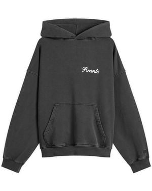 Picante Tailor Chain-Stitch Hoodie - Grey