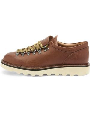 Fracap M121 Commando Sole Low Hiking Shoe - Brown