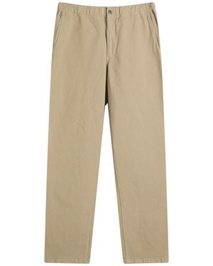 Norse Projects Ezra Relaxed Cotton Linen Trousers - Natural