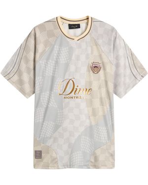 Dime Chequered Home Jersey - Grey
