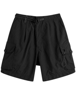 and wander Oversized Cargo Shorts - Black