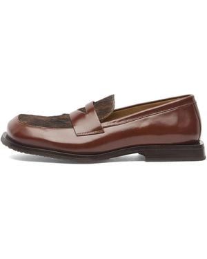 Eytys Savant Calf Hair Leather Loafer - Brown