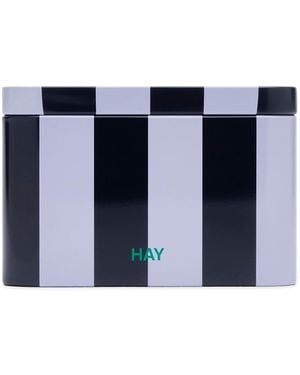 Hay Tin Container - Blue