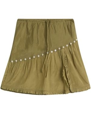 Damson Madder Evelyn Sheer Skirt - Green