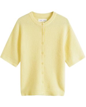 Samsøe & Samsøe Saanouria Short Sleeve Cardigan - Yellow