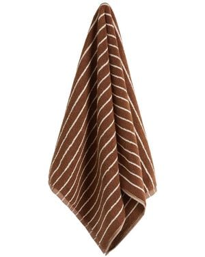 Tekla Organic Terry Hand Towel - Brown