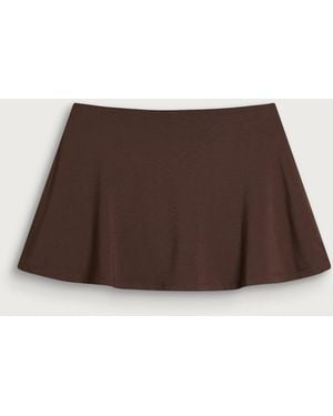Skims Smooth Layers Mini Skort - Brown