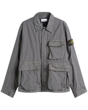 Stone Island Crinkle Reps Jacket - Gray