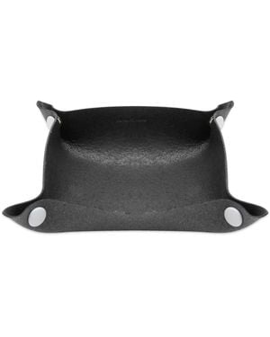 Hender Scheme Leather Tray - Black