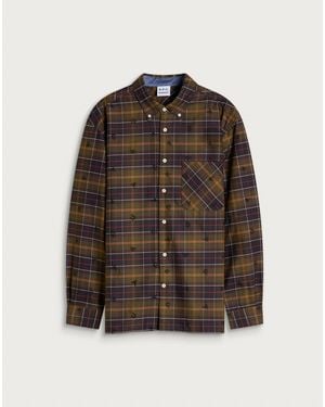 Barbour X A.P.C. Monogram Tartan Shirt - Brown