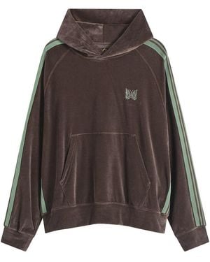 Needles Track Hoodie - Brown