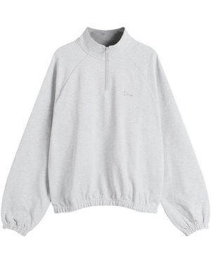 Dime Classic Terry Quarter Zip Sweatshirt - White