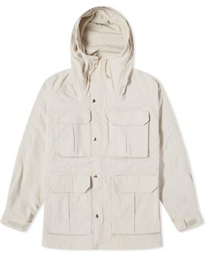 Beams Plus Nylon Mountain Parka Jacket - White