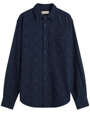 Forét River Jacquard Shirt - Blue