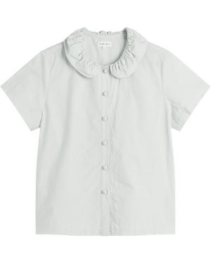 My Mum Made It Esme Button Shirt - White
