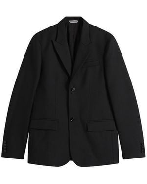 Balenciaga Wool Gabardine Blazer - Black