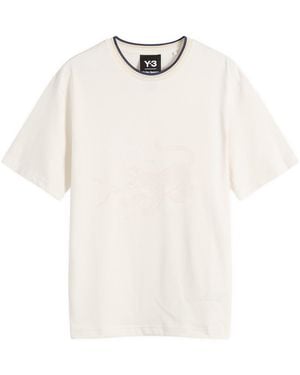 adidas Y3 X Wales Bonner Graphic T-Shirt - White