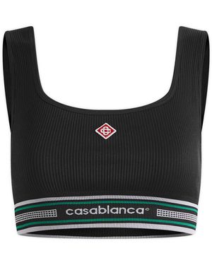 CASABLANCA Seamless Top - Black