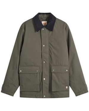 Armor Lux Quilted Work Jacket - Green