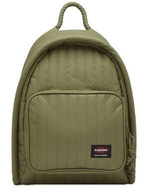 Eastpak X Craig Quilted Padded Pak'R Backpack - Green