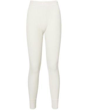 Skims Cotton Rib Legging - White