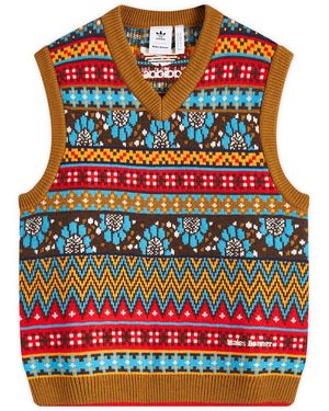 adidas X Wales Bonner Knitted Vest - Red