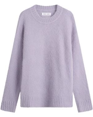 Samsøe & Samsøe Sajeanne Hairy Knit Jumper - Purple