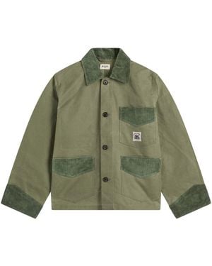 Bode Waxed Craft Jacket - Green