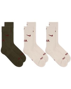 Nike Nocta Crew Sock 3-Pack - Multicolour