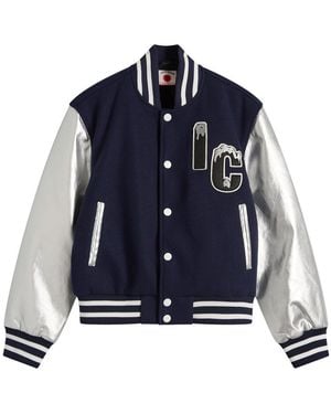 ICECREAM Cherry Varsity Jacket - Blue