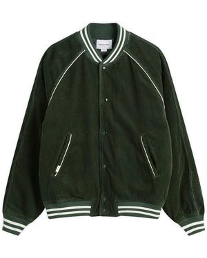thisisneverthat Corduroy Varsity Jacket - Green