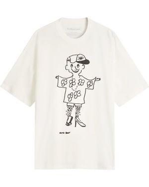 YMC X Bat Girls & Acid Boys Acid Boy T-Shirt - White