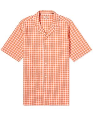 Armor Lux Check Vacation Shirt - Orange