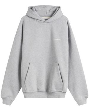 Annie Hood Mini Logo Hoodie - Gray