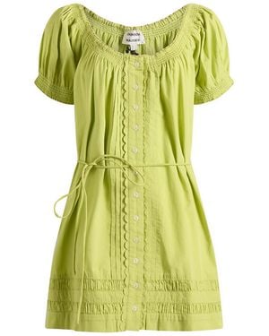 Damson Madder Jayne Mini Dress - Yellow