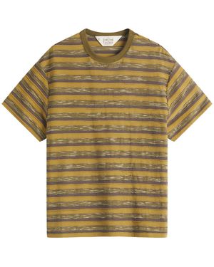 Brain Dead Casey Striped T-Shirt - Brown