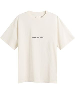 Honor The Gift Where You From T-Shirt - White