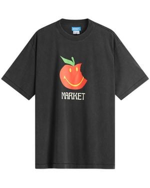Market Smiley Honeycrisp T-Shirt - Black