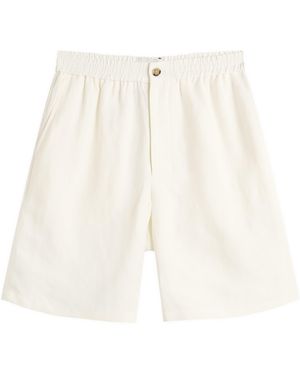 Ami Paris Elasticated Waist Shorts - White